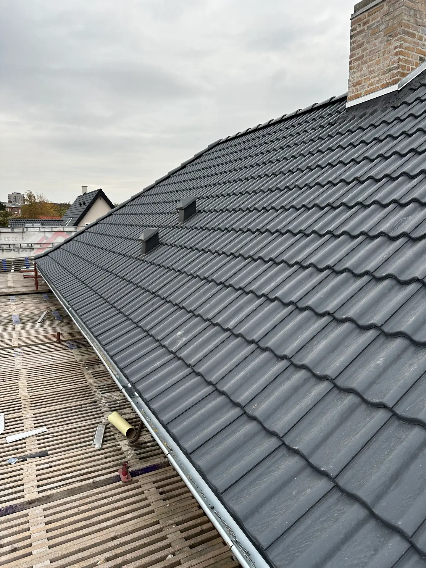 Ny rygning og ventilation på betontag